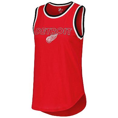 Women's G-III 4Her by Carl Banks Red Detroit Red Wings Strategy Tank Top
