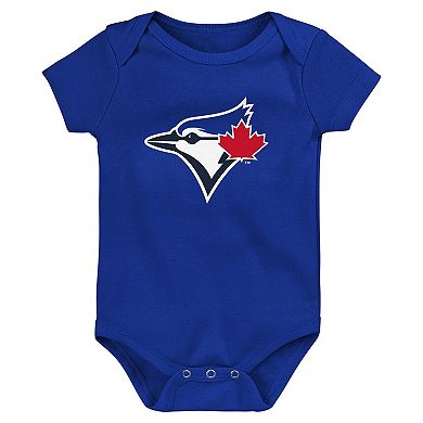 Newborn & Infant Fanatics Branded Toronto Blue Jays Fan Pennant 3-Pack Bodysuit Set