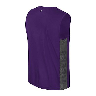 Youth Colosseum Purple LSU Tigers Smak Talk Hit Sleeveless T-Shirt