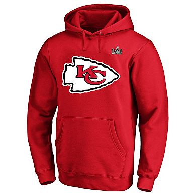 Men's Fanatics Branded Patrick Mahomes Red Kansas City Chiefs Super Bowl LVIII Big & Tall Player Name & Number Fleece Pullover Hoodie