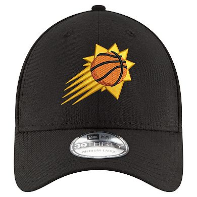 Men's New Era Black Phoenix Suns Logo 39THIRTY Flex Hat