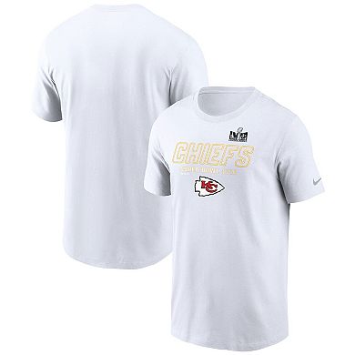 Men's Nike White Kansas City Chiefs Super Bowl LVIII Iconic T-Shirt