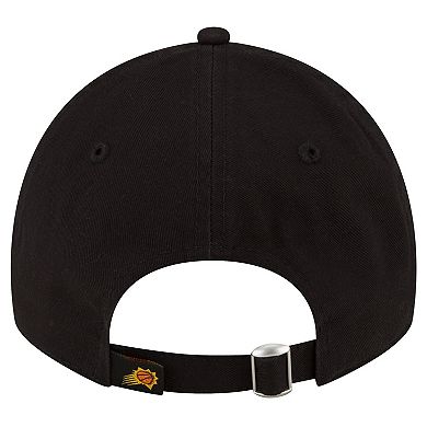 Men's New Era Black Phoenix Suns Team 2.0 9TWENTY Adjustable Hat