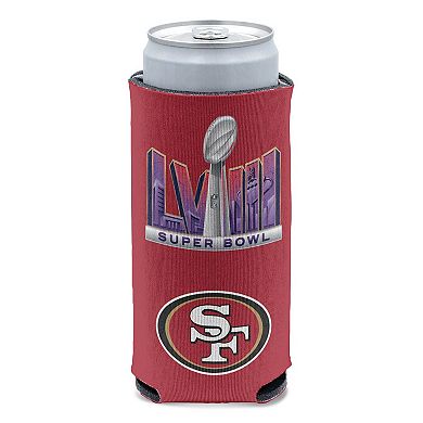 WinCraft San Francisco 49ers 2023 NFC Champions 12oz. Slim Can Cooler