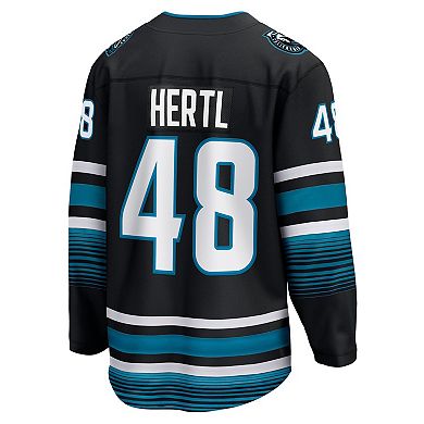 Men's Fanatics Branded Tomas Hertl Black San Jose Sharks Alternate Premier Breakaway Player Jersey