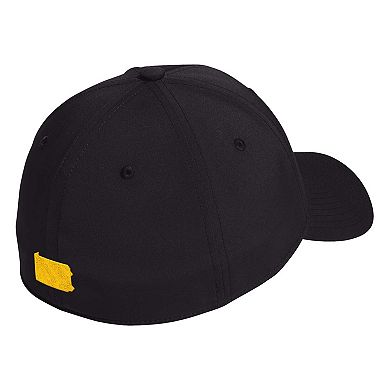 Men's adidas Black Pittsburgh Penguins Circle Logo Flex Hat