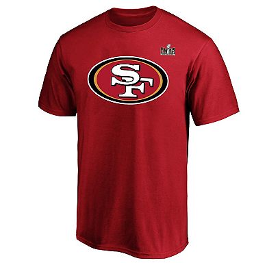 Men's Fanatics Branded George Kittle Scarlet San Francisco 49ers Super Bowl LVIII Big & Tall Player Name & Number T-Shirt