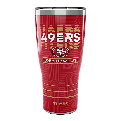 Tervis San Francisco 49ers 2023 NFC Champions 30oz. Stainless Steel Tumbler