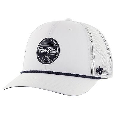 Men's '47 White Penn State Nittany Lions Fairway Trucker Adjustable Hat
