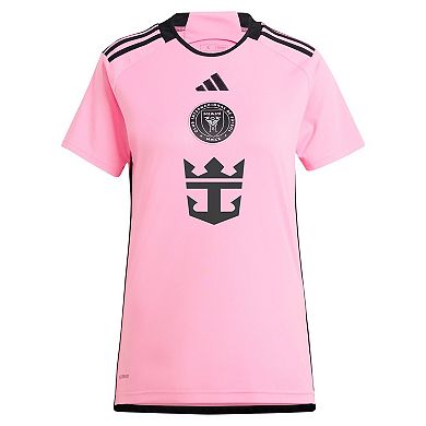 Women's adidas Lionel Messi Pink Inter Miami CF 2024 2getherness Replica Player Jersey