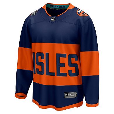 Men's Fanatics Branded  Navy New York Islanders 2024 NHL Stadium Series Breakaway Jersey