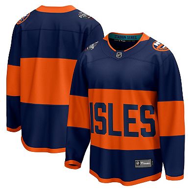 Men's Fanatics Branded  Navy New York Islanders 2024 NHL Stadium Series Breakaway Jersey