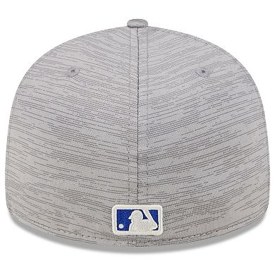 Men's New Era  Gray New York Mets 2024 Clubhouse Low Profile 59FIFTY Fitted Hat