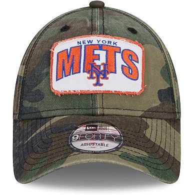 Men's New Era Camo New York Mets Gameday 9FORTY Adjustable Hat