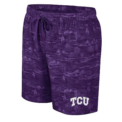 Men's Colosseum Purple TCU Horned Frogs Ozark Swim Shorts