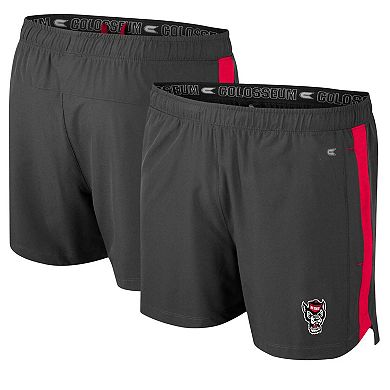 Men's Colosseum Charcoal NC State Wolfpack Langmore Shorts