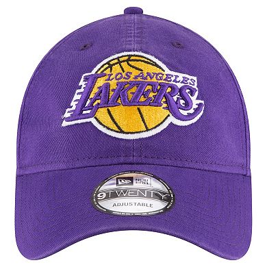 Men's New Era Purple Los Angeles Lakers Team 2.0 9TWENTY Adjustable Hat