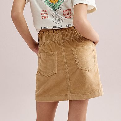 Girls 6-20 SO® Paperbag Skirt