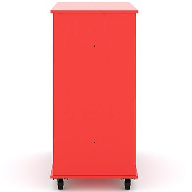 Tot Mate Open Double Sided Mobile Storage Locker, Fully Assembled, 36 In. W X 48 In. H