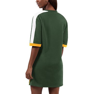 Women's G-III 4Her by Carl Banks Green Green Bay Packers Flag Sneaker Dress