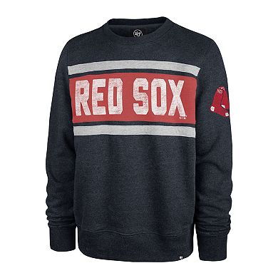 Men's '47 Navy Boston Red Sox Bypass Tribeca Pullover Sweatshirt