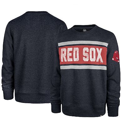 Men's '47 Navy Boston Red Sox Bypass Tribeca Pullover Sweatshirt