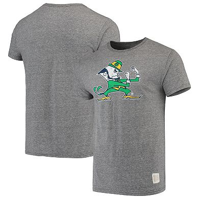 Men's Original Retro Brand Heathered Gray Notre Dame Fighting Irish Vintage Tri-Blend T-Shirt