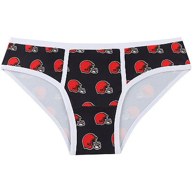 Women's Concepts Sport Brown Cleveland Browns Gauge Allover Print Knit Panties