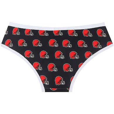 Women's Concepts Sport Brown Cleveland Browns Gauge Allover Print Knit Panties