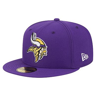 Men's New Era Purple Minnesota Vikings  Main 59FIFTY Fitted Hat