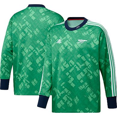 Men's adidas Green Arsenal Authentic Football Icon Goalkeeper Jersey
