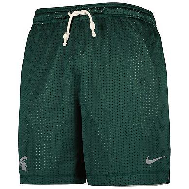 Men's Nike Green/Gray Michigan State Spartans Reversible Performance Shorts