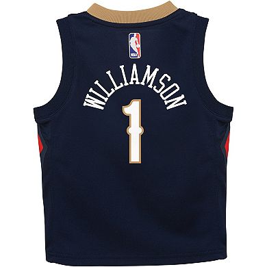 Preschool Nike Zion Williamson Navy New Orleans Pelicans Swingman Player Jersey - Icon Edition