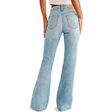 Juniors’ Aeropostale High Waisted Flared Jeans