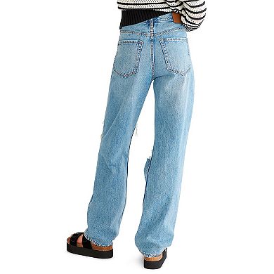 Juniors’ Aeropostale Distressed High-Rise Baggy Jeans