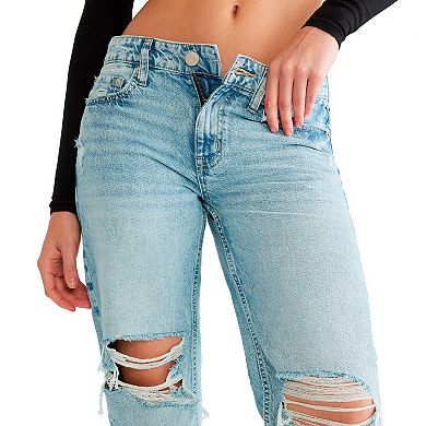 Juniors’ Aeropostale Distressed Low-Rise Baggy Jeans