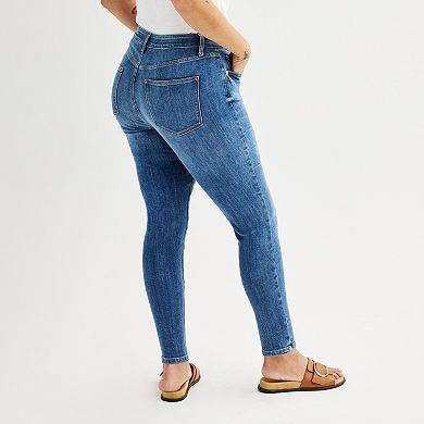Women's Sonoma Goods For Life® Mid-Rise Curvy Skinny Jeans