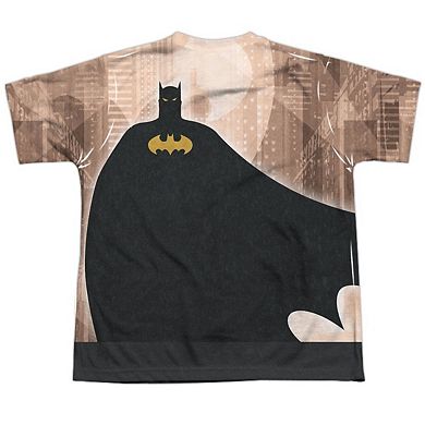 Batman City Crusader Short Sleeve Youth Poly Crew T-shirt