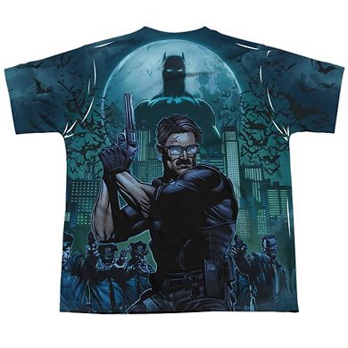 Batman Coming For You Short Sleeve Youth Poly Crew T-shirt