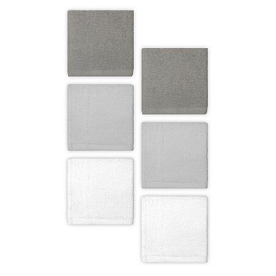 The Big One Solid 6-Pack Washcloths