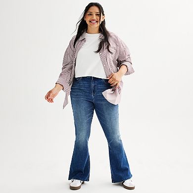 Juniors' SO® Oversized Year-Round Shirt