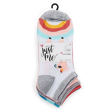 6 Pair Women's Lovely Llama Low Cut Socks