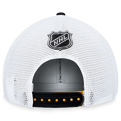 Men's Fanatics Branded  Gold Boston Bruins Alternate Authentic Pro Trucker Adjustable Hat