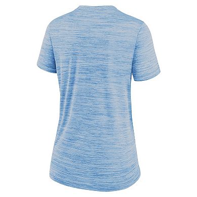 Women's Nike Light Blue Kansas City Royals City Connect Practice Velocity T-Shirt