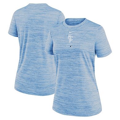 Women's Nike Light Blue Kansas City Royals City Connect Practice Velocity T-Shirt