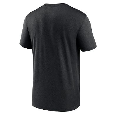 Men's Nike Black Miami Marlins Home Plate Icon Legend Performance T-Shirt