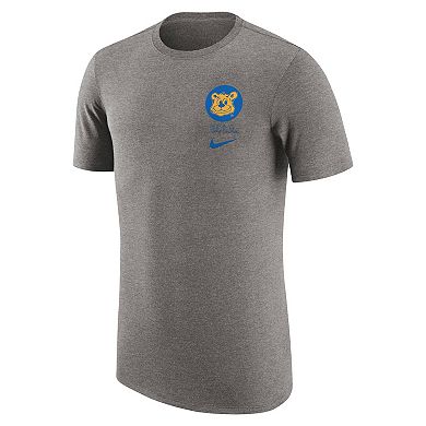 Men's Nike Heather Gray UCLA Bruins Retro Tri-Blend T-Shirt