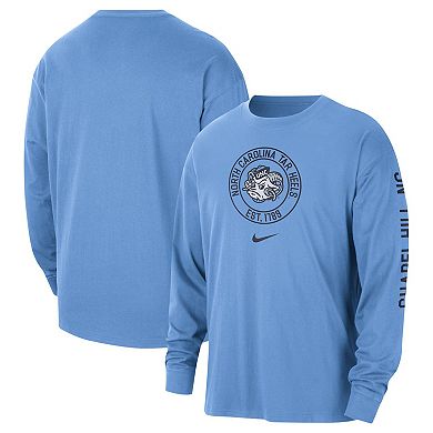 Men's Nike Carolina Blue North Carolina Tar Heels Heritage Max90 Long Sleeve T-Shirt