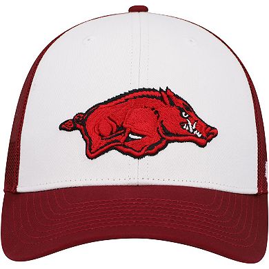 Men's '47 White/Cardinal Arkansas Razorbacks Freshman Trucker Adjustable Hat