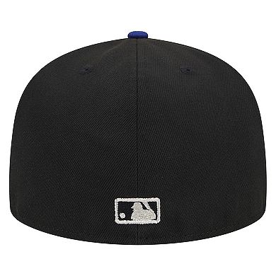 Men's New Era Black Los Angeles Dodgers Metallic Camo 59FIFTY Fitted Hat